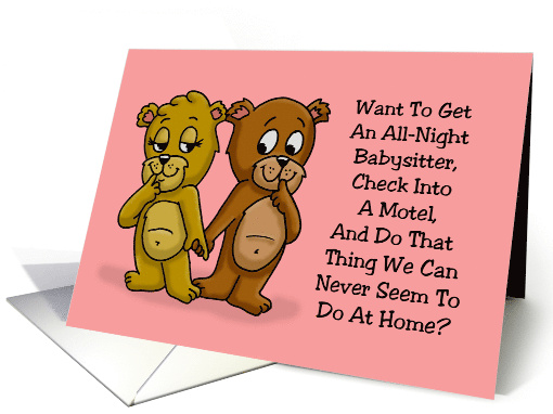 Anniversary For Spouse Do That Thing We Never Seem To Do At Home card