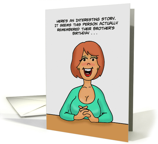 Birthday For Twin Brother Actually Remembered Brother's Birthday card
