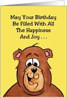 Birthday With Cartoon May Your Birthday Be Filled With All The Joy card