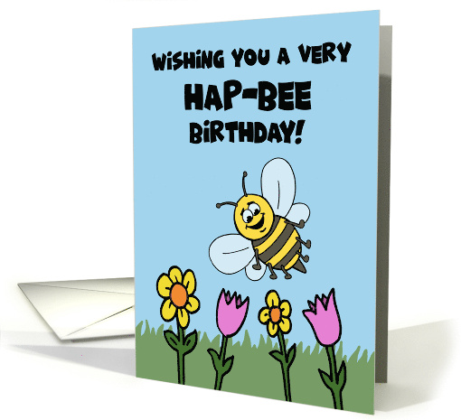 Wishing You A Very Hap Bee Birthday card (1677448)