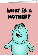 Humorous Mother’s Day Card What Is A Mother With Funny Definition card