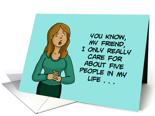 Friendship I Only Care For About 5 People And 400 Dogs Online card