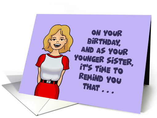 Big Sister Birthday As Your Younger Sister Remind You... (1680910)