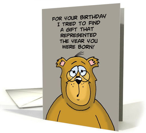 Humorous Getting Older Birthday Gift To Represent Year... (1680932)