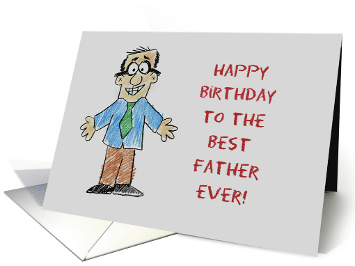 Father Birthday With Child Like Father Drawing To The... (1682532)