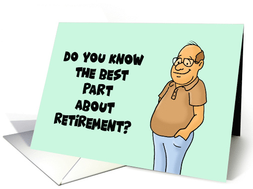 Humorous Retirement Card Best Part Is Not Having To Set The Alarm card