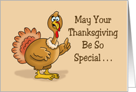 Humorous Thanksgiving Be So Special No Longer Sit At Card Table card