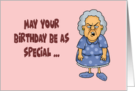 Humorous Birthday Be As Special As Most Millennials Feel Entitled To card