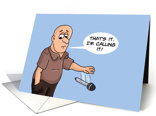Humorous 40th Birthday With Mic Drop That's It I'm Calling It card