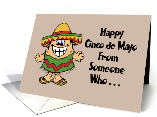 Humorous Cinco De Mayo From Someone Who Only Knows Those Words card