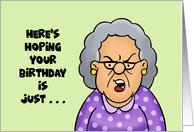 Humorous Adult Birthday Hope It’s Just Wucking Fonderful card
