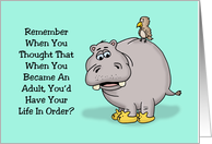 Humorous Birthday Remember When You Thought That When You Became card