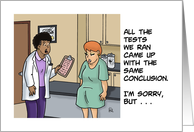 Birthday Doctor To Woman Patient All The Tests We Ran Same Conclusion card