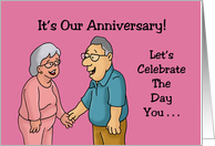 Funny Spouse Anniversary Let’s Celebrate The Day You Gave Up card