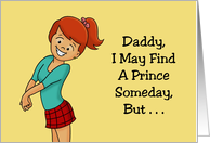 Father’s Day From Daughter Daddy You Will Always Be My King card