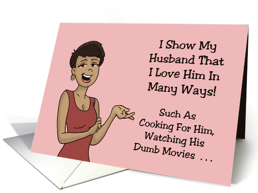 Humorous Black Anniversary For Husband I Show I Love Him... (1688264)