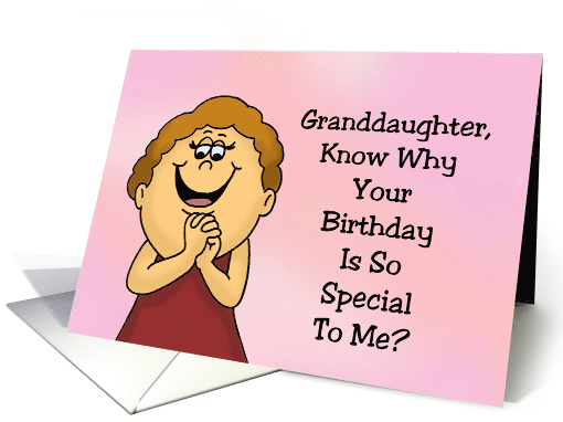 Cartoon Woman Granddaughter Know Why Your Birthday Is So... (1688730)