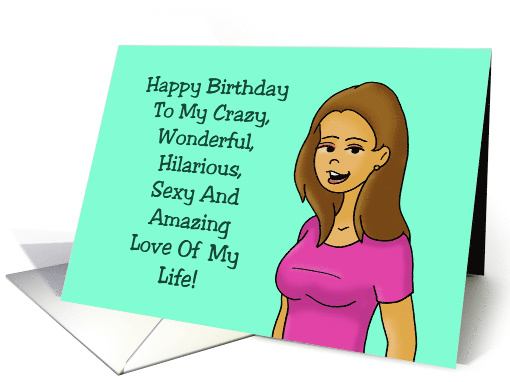 Humorous Birthday For Husband To My Crazy Wonderful Pain... (1689932)