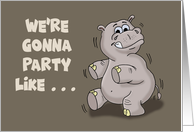 Humorous Birthday We’re going To Party Like Arthritis Has Settled In card