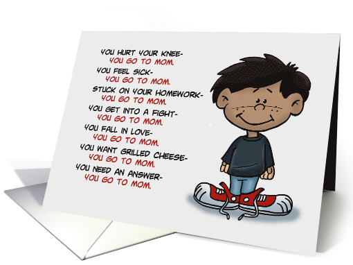 Mother's Day From African American Son Hurt Your Knee You... (1692700)