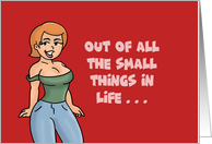 Adult Valentine Of All The Small Things In Life I Like Yours The Best card