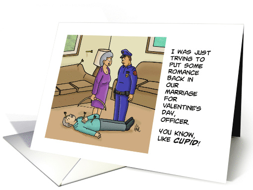 Humorous Valentine I Was Just Trying To Put Some Romance Back card