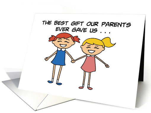 Cute Sister's Day With Cartoon Girls The Best Gift... (1708028)