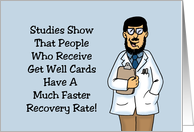 Humorous Get Well Studies Show That People Who Receive Get Well card