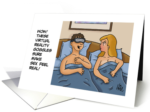 Adult Anniversary Card These Virtual Reality Goggles Sure... (1717024)