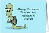 Humorous Birthday Always Remember You Are Absolutely Unique card