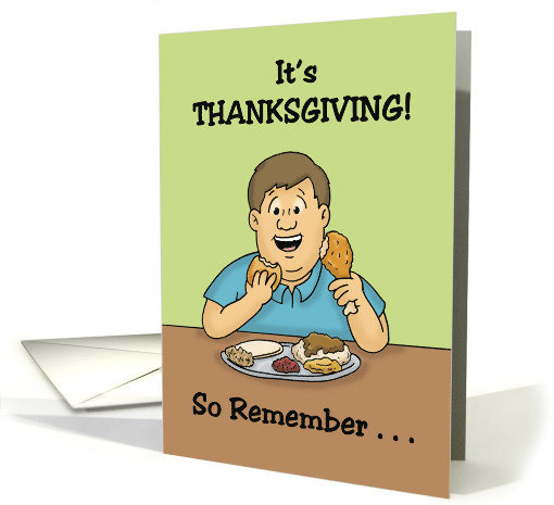 Humorous Thanksgiving Remember To Set Your Scale Back 10 Pounds card