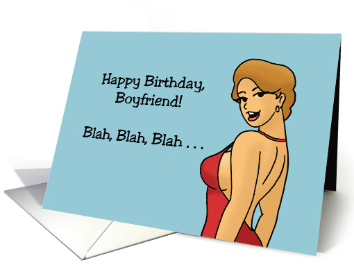 Adult Boyfriend Birthday Happy Birthday Blah Blah Blah... (1730562)