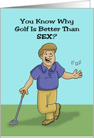 Humorous Adult Golf...