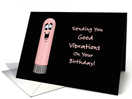 Funny Adult Birthday For Her With Cartoon Vibrator... (1733192)