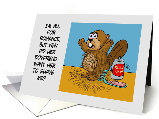 Humorous Adult Romance Why Did Her Boyfriend Want To Shave Me card