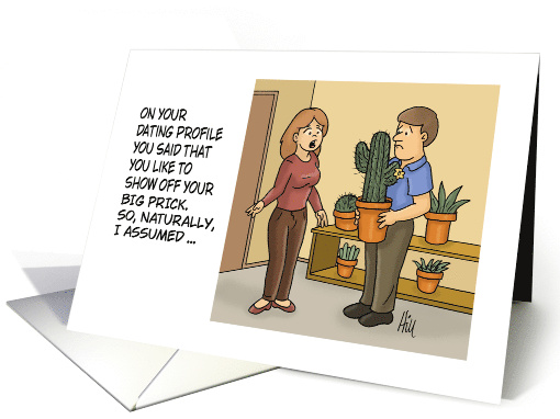 Humorous Adult Blank Inside On Your Dating Profile You... (1748536)