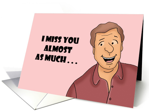 Humorous Adult Miss You I Miss You Almost As Much As I... (1748996)
