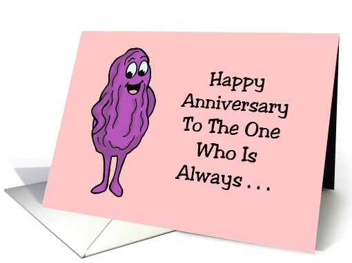 Humorous Spouse Anniversary The One Who Is Always Raisin... (1750476)