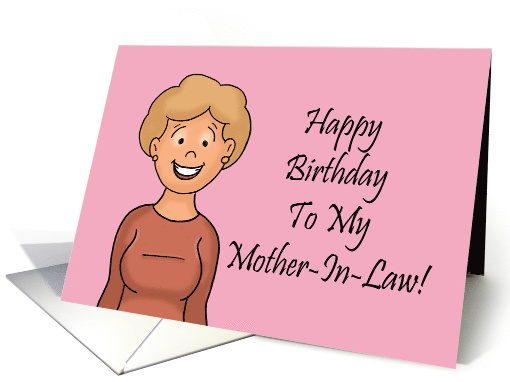 Humorous Mother In Law Birthday Thanks For Not Putting My Husband card