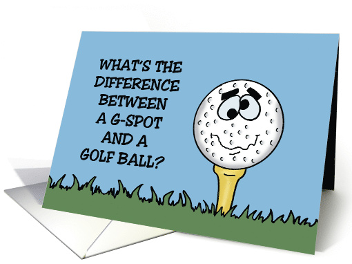 Humorous Adult Birthday What's The Difference Between A G Spot card