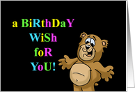 Getting Birthday A Birthday Wish For You May You Not Get Winded card