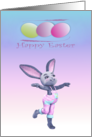 Dancing Bunny Rabbit card