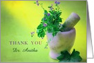 Naturopathic Physician Thank you For being there for me card