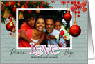 Christmas Ornamental Decoration Digital photo frame with Love card