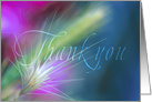Abstract, Dynamic Lines Create a Burst of Brightly Colored Gratitude card