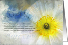 Delicate Flower Easter Blessing card