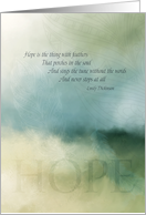 HOPE is fragile card