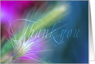 Abstract, Dynamic Lines Create a Burst of Brightly Colored Gratitude card