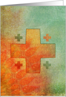 Jerusalem Cross - Blank Any Occasion card