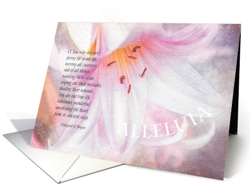 Easter Lily Inspirational Greeting card (1517222)